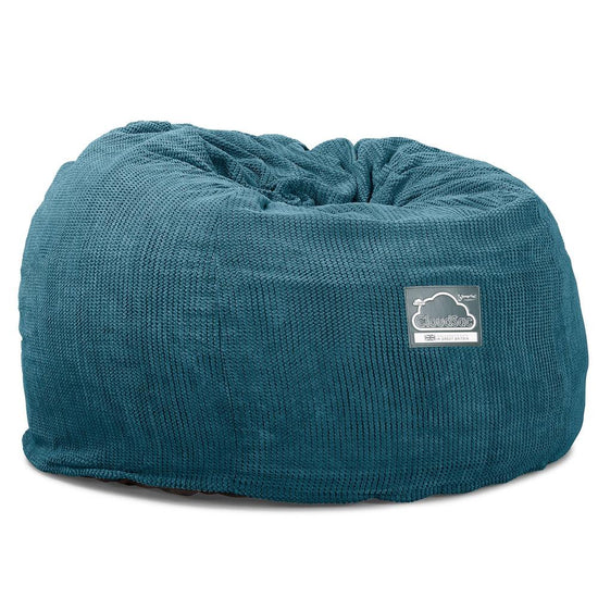 LOUNGE PUG, CloudSac 510 XL - X Suuri Muistivaahtotäytteinen Säkkituoli (UUSI MALLI) - Pompula Turkoosi