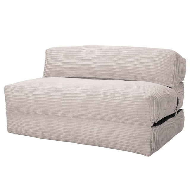LOUNGE PUG, Avery - Futon-vuodetuoli Kaksinkertainen - Vakosametti Norsunluu