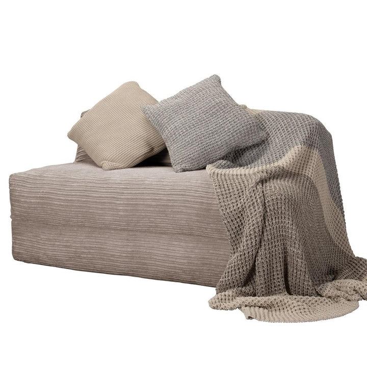 LOUNGE PUG, Avery - Futon-vuodetuoli Kaksinkertainen - Vakosametti Minkki