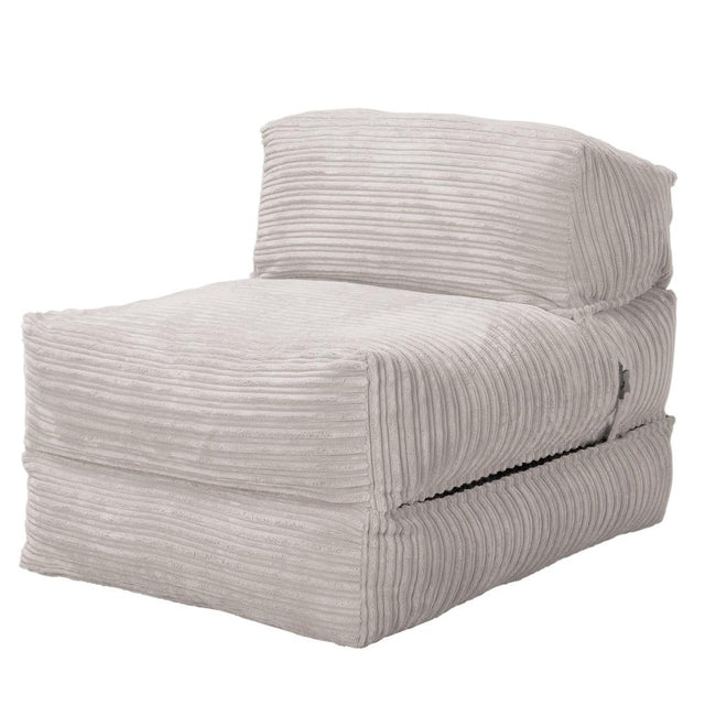 LOUNGE PUG, Avery - Futon-vuodetuoli Yksittäinen - Vakosametti Norsunluu