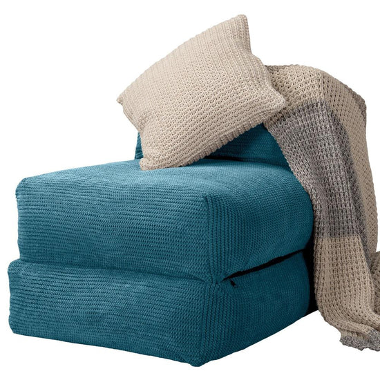 LOUNGE PUG, Avery - Futon-vuodetuoli Yksittäinen - Pompula Turkoosi