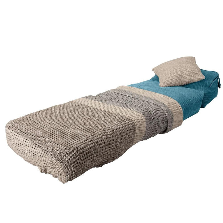 LOUNGE PUG, Avery - Futon-vuodetuoli Yksittäinen - Pompula Turkoosi