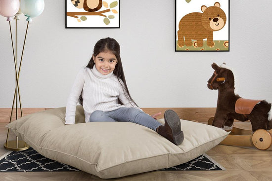 LOUNGE PUG®, Junior Lasten Säkkituoli, Säkkituoli Nuorelle, Sametti Minkki