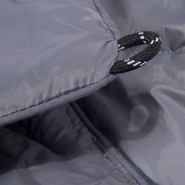 Pehmeä Peitto Ulkokäyttöön - Harmaa Fabric Close-up Image