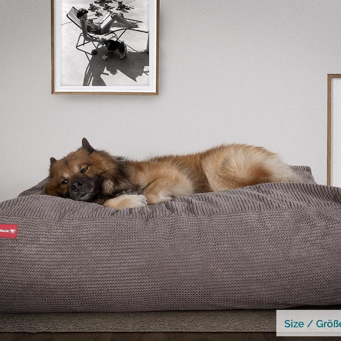 Mighty Bark, The Crash Pad , Muistivaahtotäytteinen Koiran Sänky, Pompula Hiilen harmaa