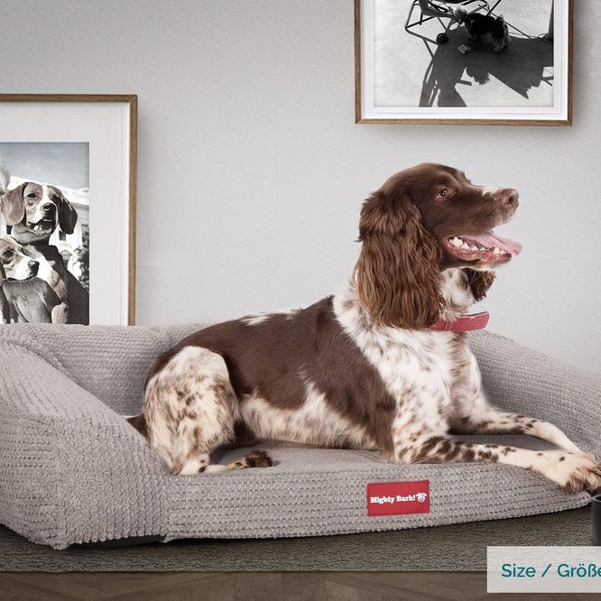 Mighty Bark, The Sofa, Ortopedinen Muistivaahtotäytteinen Koiran Sohvasänky, Pompula Minkki