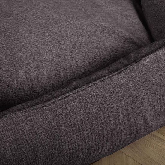 Mighty Bark, The Bench, Ortopedinen Muistivaahtotäytteinen Koiran Sänky, Chenille-kangasta Grafiitti