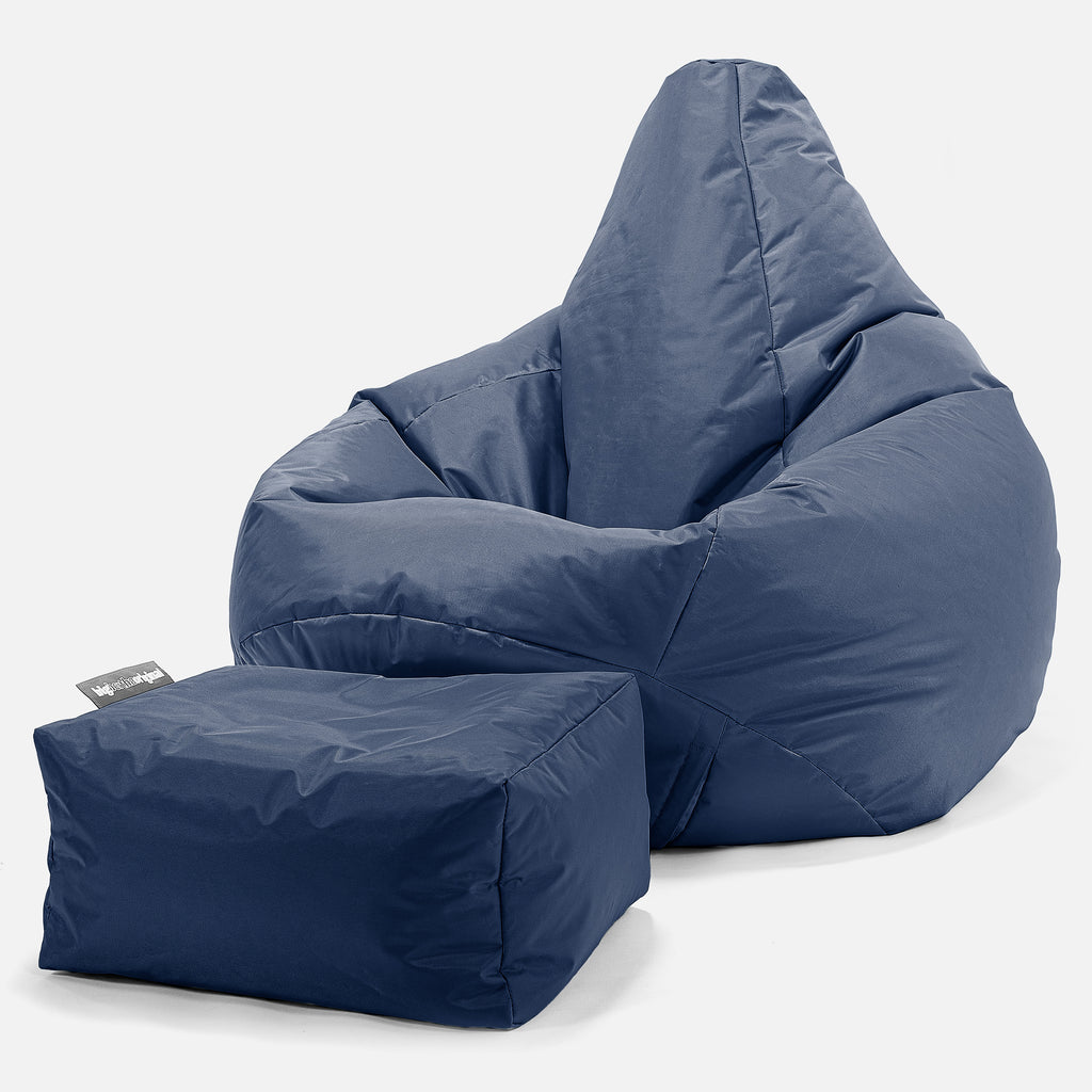 SmartCanvas™ Säkkituoli Lepotuoli - Laivastonsininen 01