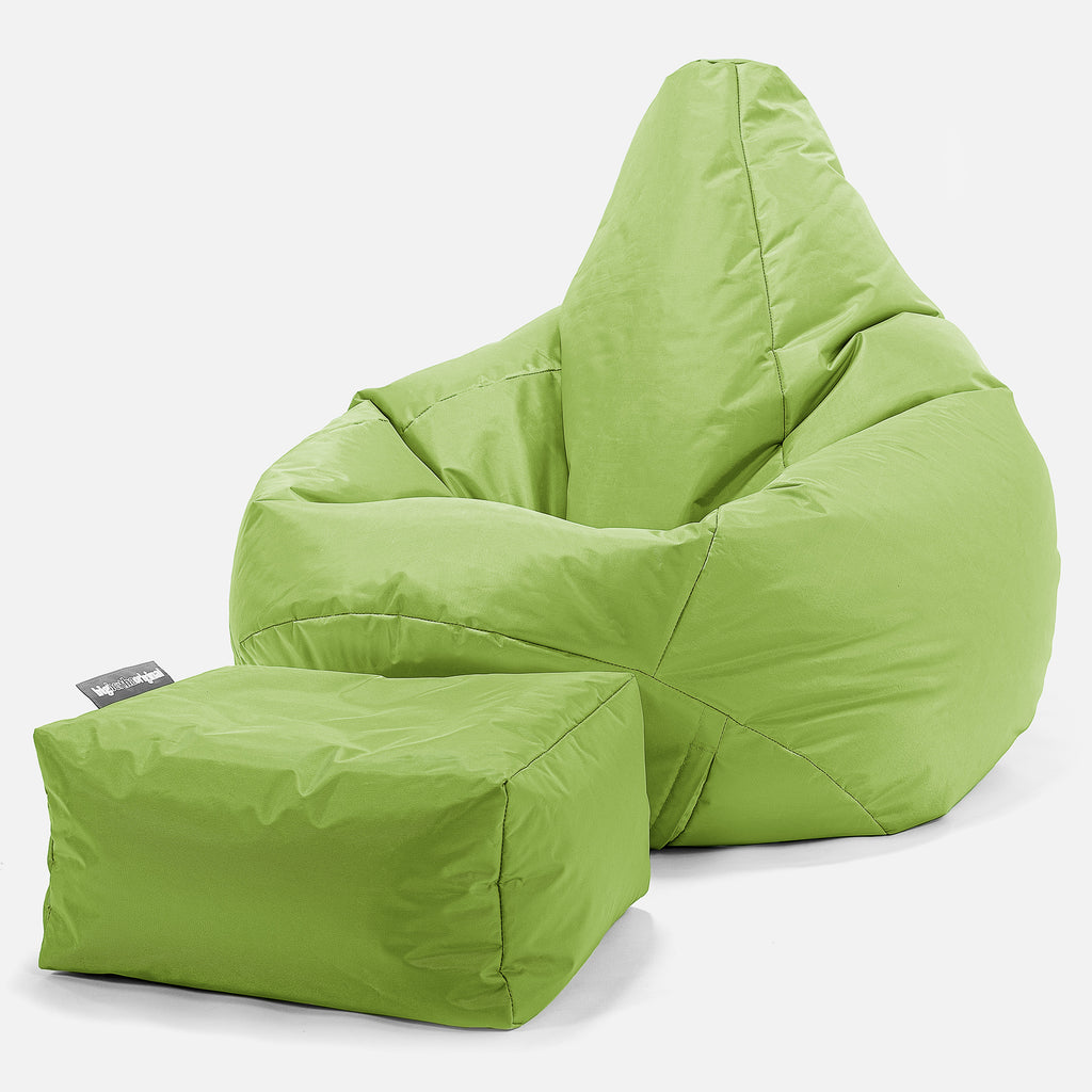 SmartCanvas™ Säkkituoli Lepotuoli - Limetti 01