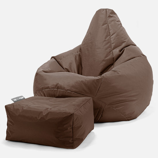 Säkkituoli Lepotuoli - SmartCanvas™ Ruskea 01