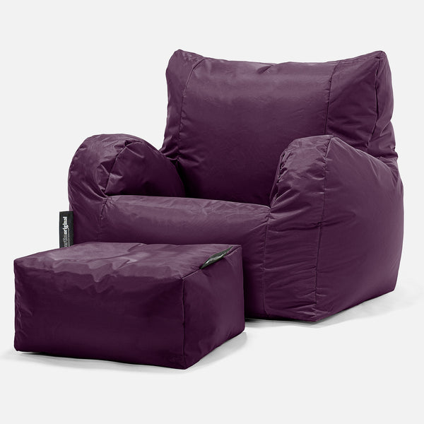 SmartCanvas™ Säkkituoli Nojatuoli - Violetti 01