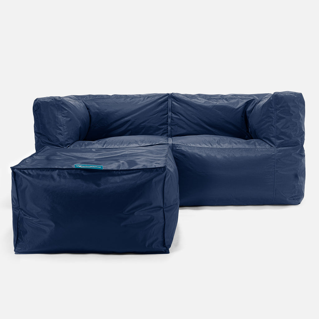 SmartCanvas™ Modulaarinen Säkkituoli 2 kpl - Laivastonsininen 02