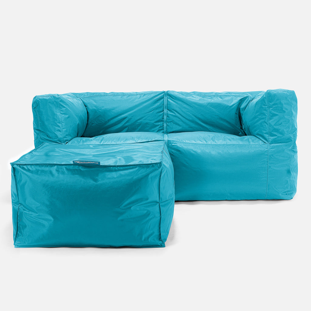 SmartCanvas™ Modulaarinen Säkkituoli 2 kpl - Syaani 02