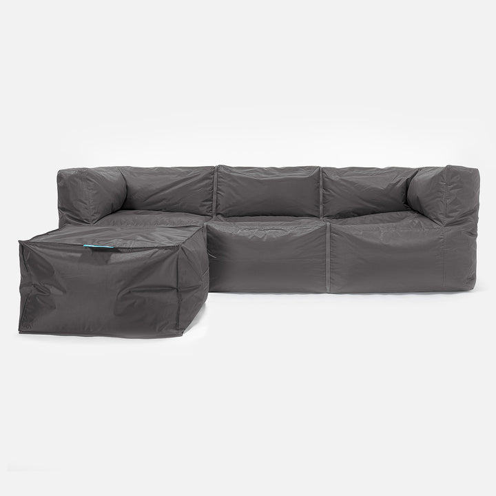 SmartCanvas™ Modulaarinen Säkkituoli 3 kpl - Grafiitti 02