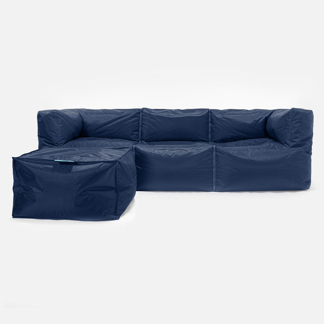 SmartCanvas™ Modulaarinen Säkkituoli 3 kpl - Laivastonsininen 02