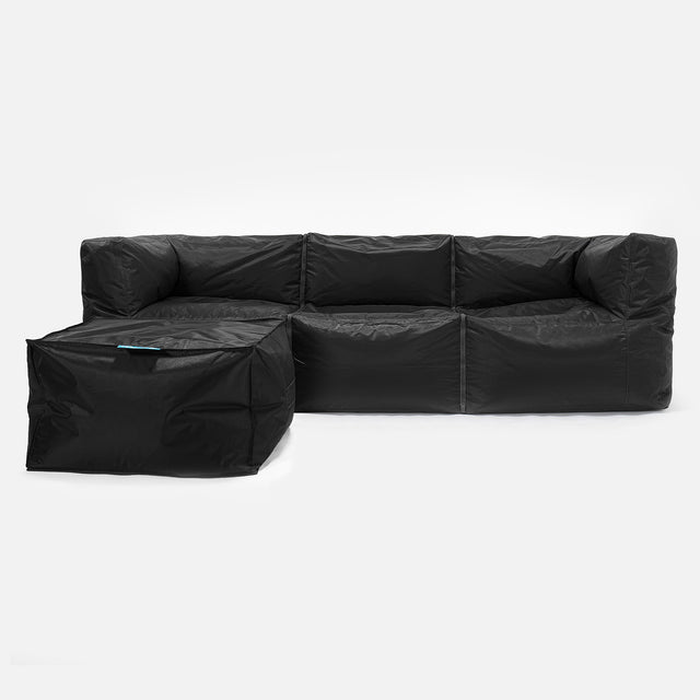 SmartCanvas™ Modulaarinen Säkkituoli 3 kpl - Musta 02