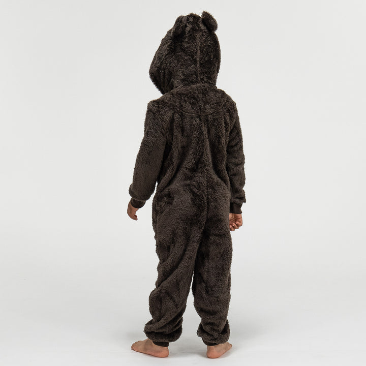 Lasten Fleece-eläinhaalari - Karhu 03
