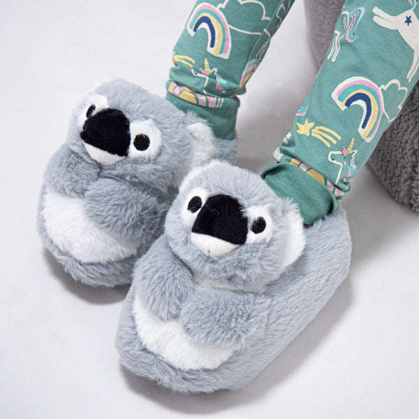 Lasten Tohvelit - Koala Fabric Close-up Image