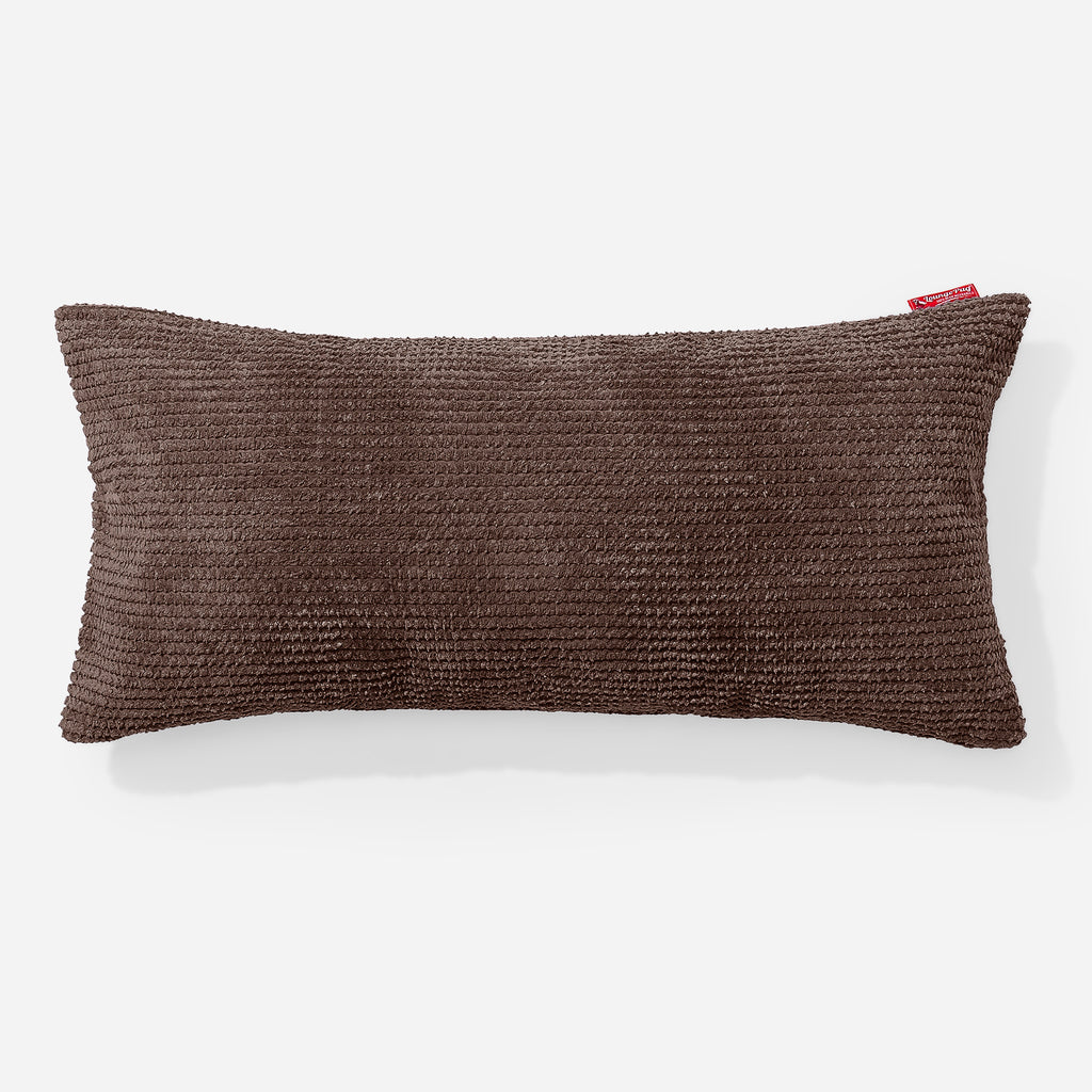 CloudSac 50 Muistivaahtotäytteinen Jättimäinen Tyyny 40 x 80cm - Pompula Suklaanruskea 01