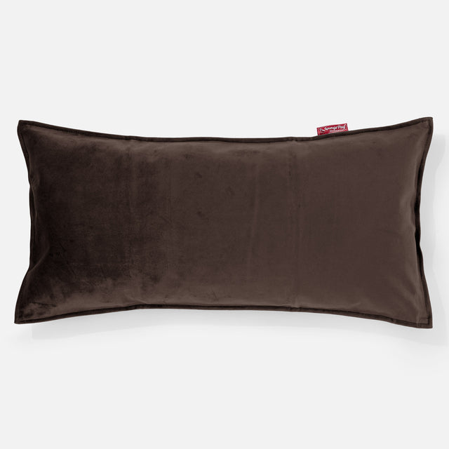 Jättimäinen Tyyny 40 x 80cm - Sametti Espresso 01