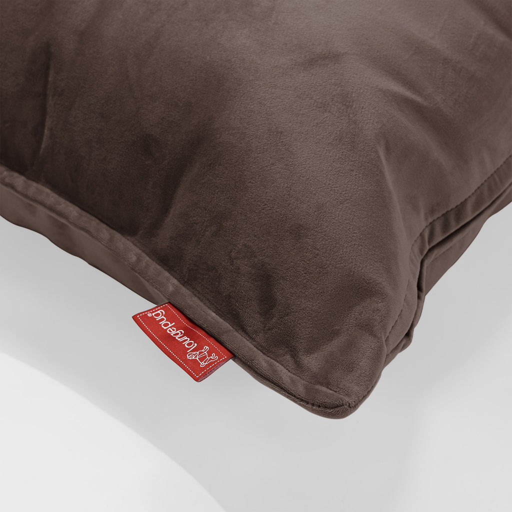 CloudSac 50 Muistivaahtotäytteinen Jättimäinen Tyyny 40 x 80cm - Sametti Espresso 02