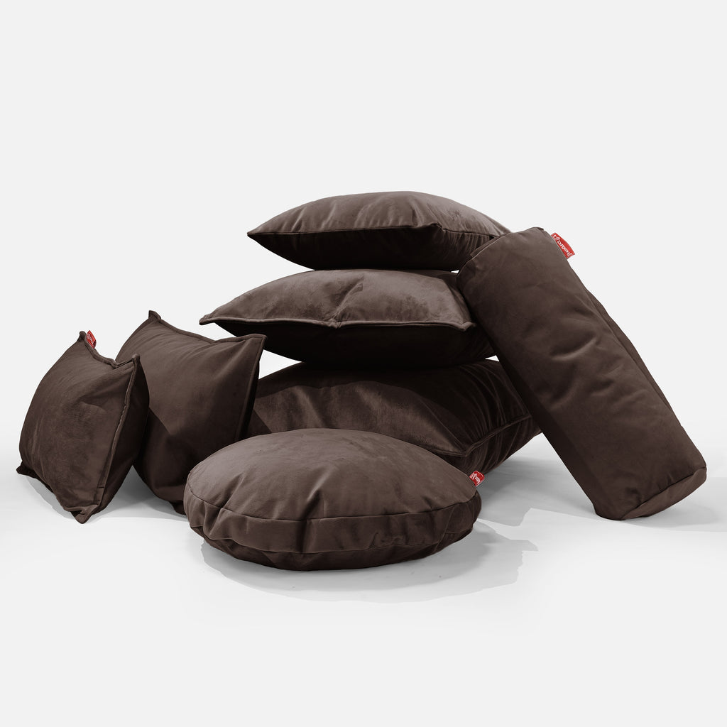 CloudSac 50 Muistivaahtotäytteinen Jättimäinen Tyyny 40 x 80cm - Sametti Espresso 04
