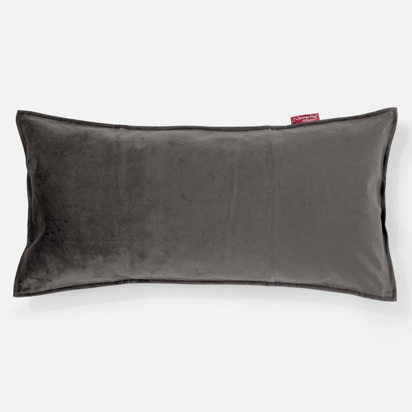 CloudSac 50 Muistivaahtotäytteinen Jättimäinen Tyyny 40 x 80cm - Sametti Grafiitti 01