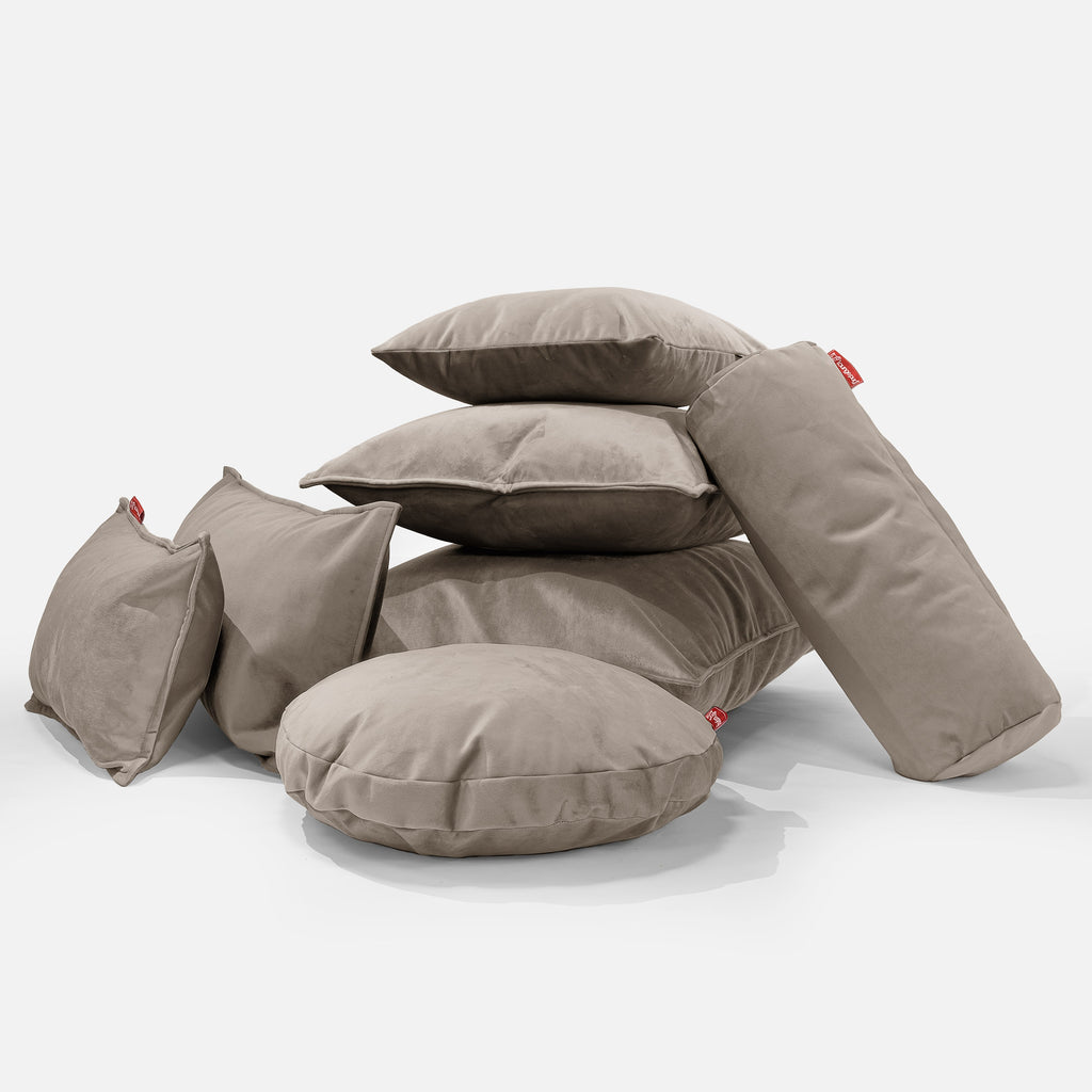 CloudSac 50 Muistivaahtotäytteinen Jättimäinen Tyyny 40 x 80cm - Sametti Minkki 04