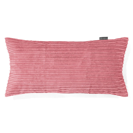 Jättimäinen Tyyny 40 x 80cm - Vakosametti Koralli 01