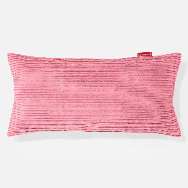 Jättimäinen Tyyny 40 x 80cm - Vakosametti Koralli 01