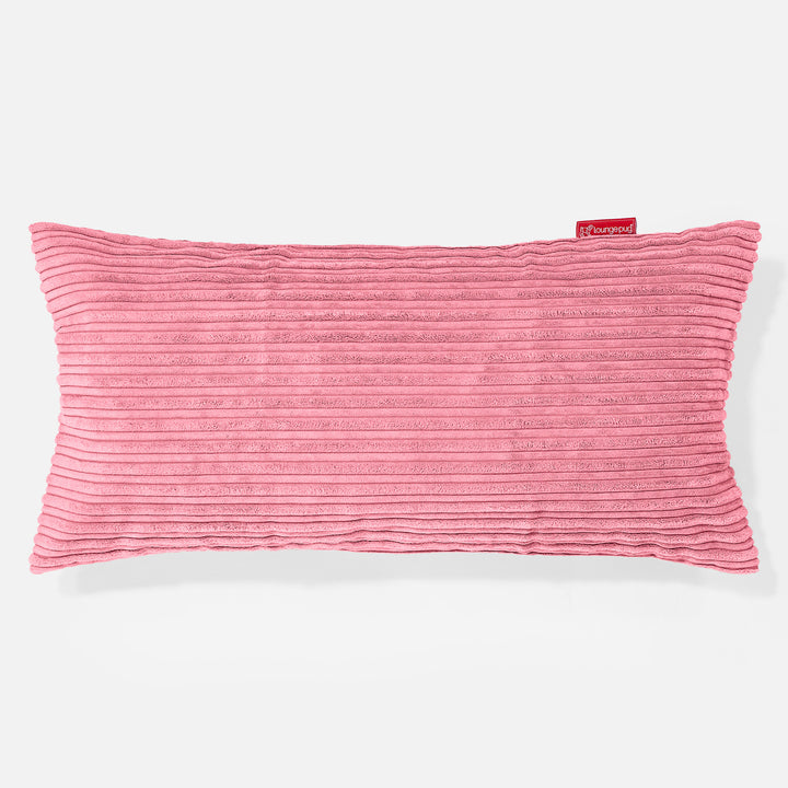 Jättimäinen Tyyny 40 x 80cm - Vakosametti Koralli 01
