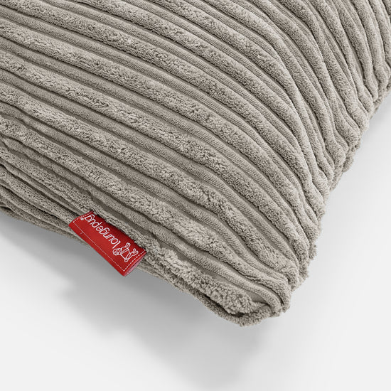 Jättimäinen Tyyny 40 x 80cm - Vakosametti Minkki 02