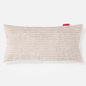 Jättimäinen Tyynynsuojus 40 x 70cm - Vakosametti Norsunluu