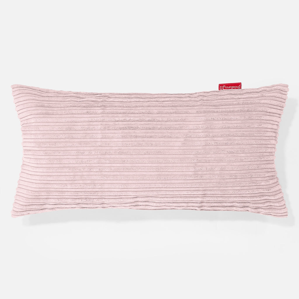 CloudSac 50 Muistivaahtotäytteinen Jättimäinen Tyyny 40 x 80cm - Vakosametti Vaaleanpunainen 01