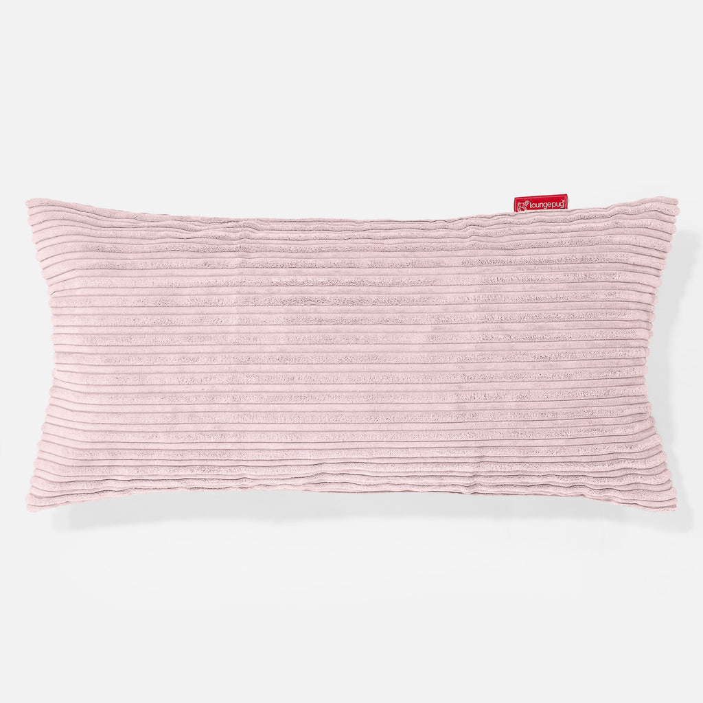Jättimäinen Tyyny 40 x 80cm - Vakosametti Vaaleanpunainen 01