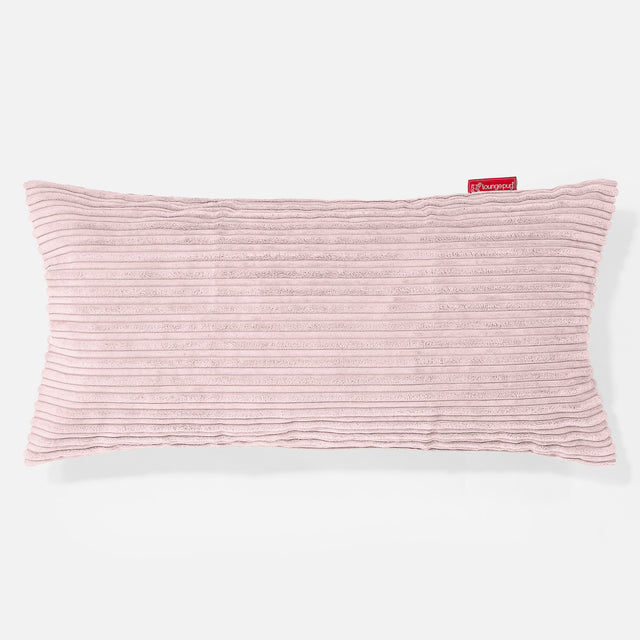 Jättimäinen Tyyny 40 x 80cm - Vakosametti Vaaleanpunainen 01