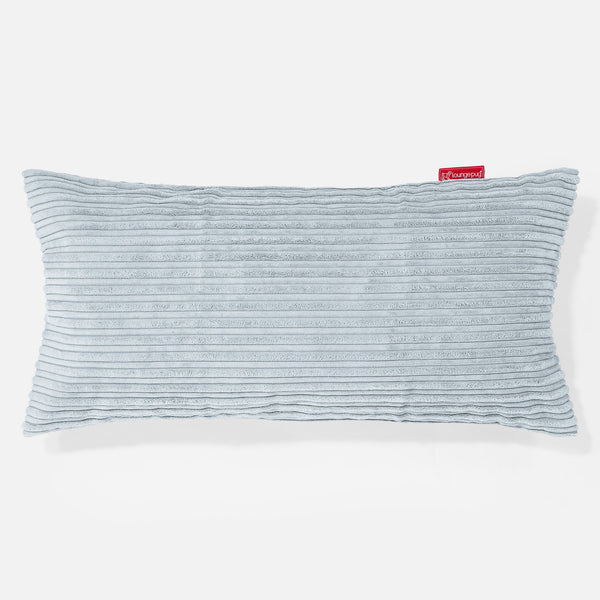 CloudSac 50 Muistivaahtotäytteinen Jättimäinen Tyyny 40 x 80cm - Vakosametti Vauva Sininen 01