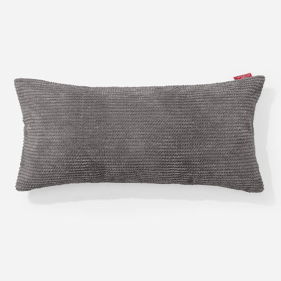 Jättimäinen Tyyny 40 x 80cm - Pompula Hiilen harmaa 01