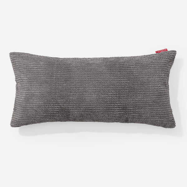 Jättimäinen Tyyny 40 x 80cm - Pompula Hiilen harmaa 01