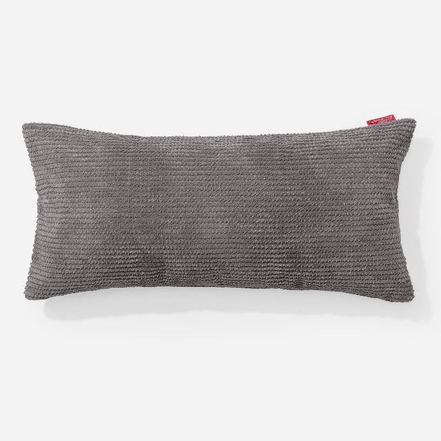 Jättimäinen Tyyny 40 x 80cm - Pompula Hiilen harmaa 01