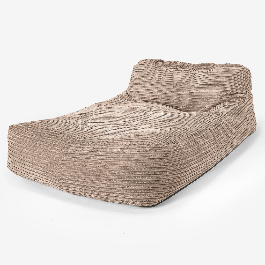 Daybed Säkkituoli, 2 Hengen - Vakosametti Hiekka 01