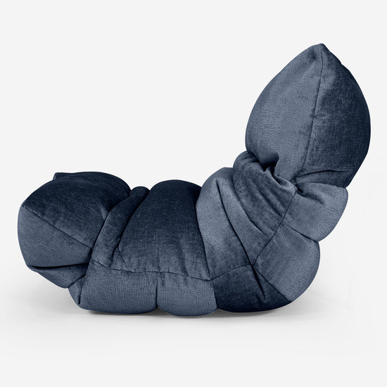 Eva Lounger Säkkituoli - Chenille Laivastonsininen 02