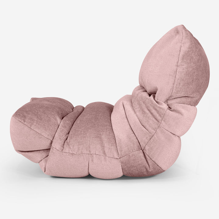 Eva Lounger Säkkituoli - Chenille Vaaleanpunainen 02