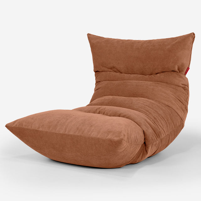 Eva Lounger Säkkituoli - Mikrovakosametti Kullanruskea 01