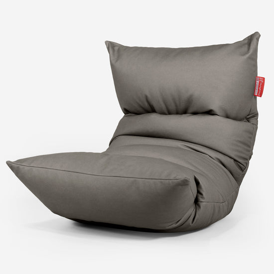 Eva Lounger Säkkituoli - Vegaaninahka Harmaa 01