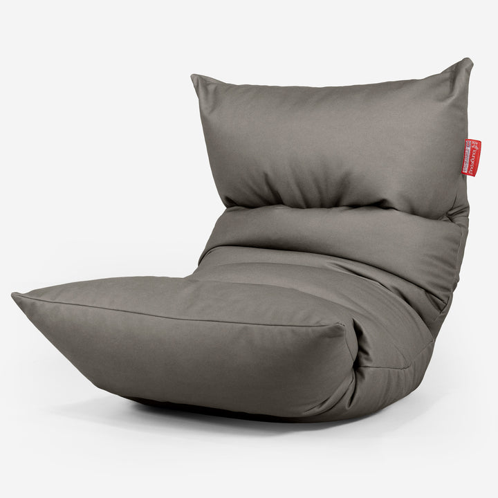 Eva Lounger Säkkituoli - Vegaaninahka Harmaa 01