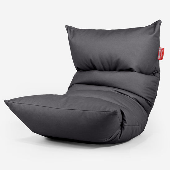 Eva Lounger Säkkituoli - Vegaaninahka Musta 01