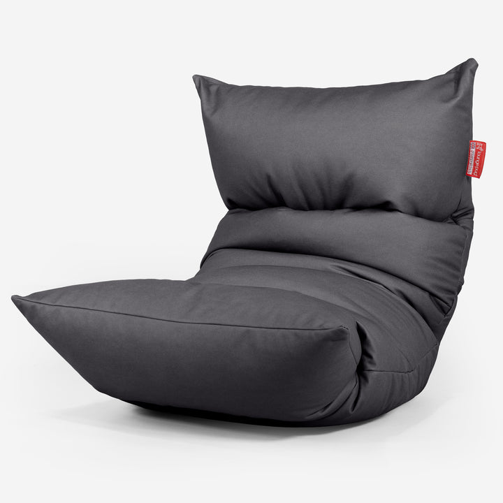 Eva Lounger Säkkituoli - Vegaaninahka Musta 01