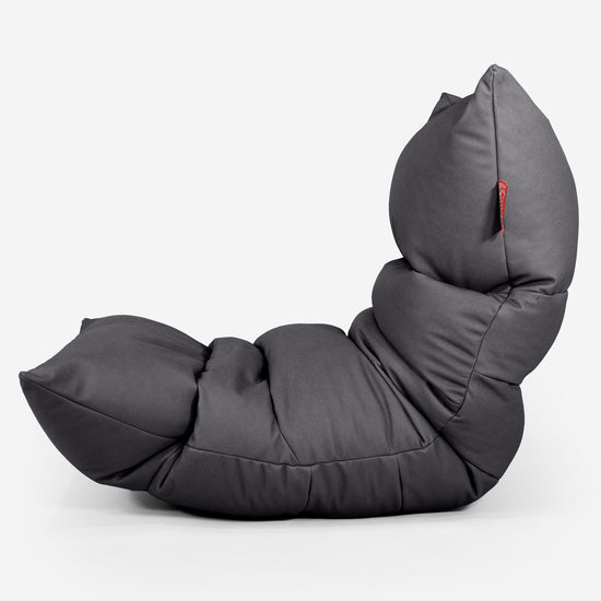 Eva Lounger Säkkituoli - Vegaaninahka Musta 02