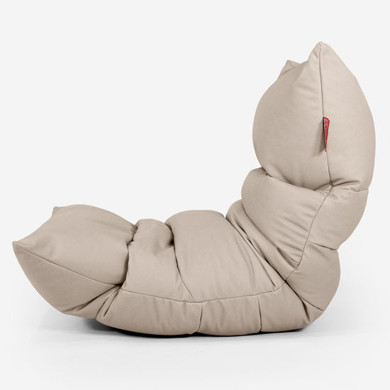 Eva Lounger Säkkituoli - Vegaaninahka Norsunluu 02